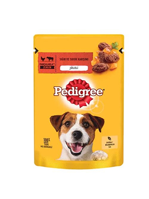 Pedigree Pouch Sığır Etli Ve Tavuklu Yetişkin Köpek Konservesi 100 Gr