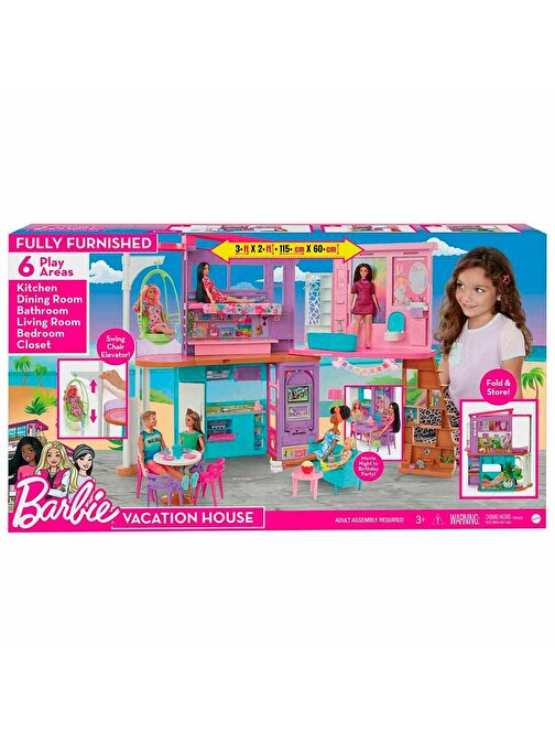Barbie HCD50 Tatil Evi Minyatür Oyun Seti 5 - 7 Yaş