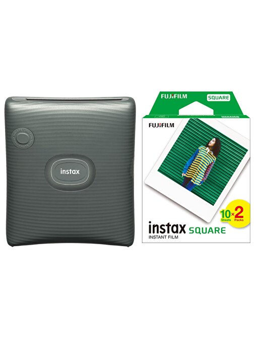 Instax SQ Link Yeşil Ex D Akıllı Telefon Yazıcısı ve 20'li Film