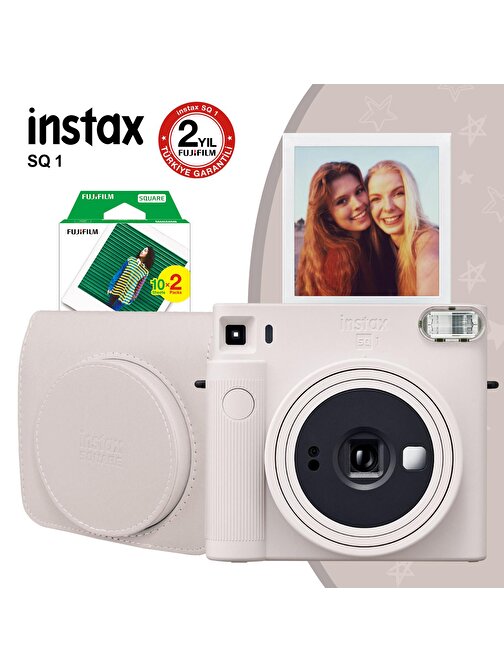 Instax SQ1 Beyaz Fotoğraf Makinesi ve Hediye Seti 4