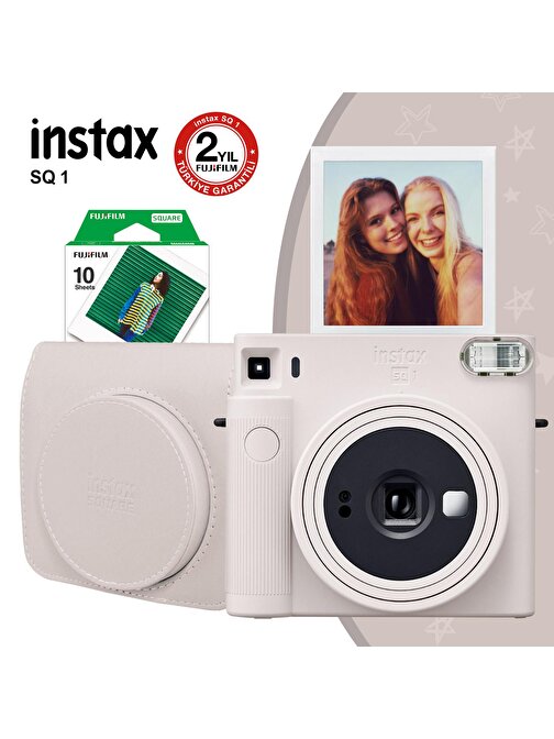 Instax SQ1 Beyaz Fotoğraf Makinesi ve Hediye Seti 3