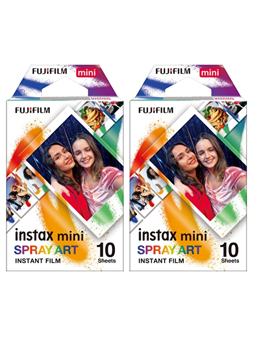 Instax mini Spray Art 10x2 Film Seti