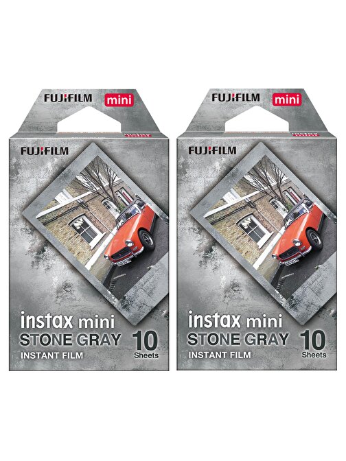 Instax mini Stone Gray 10x2 Film Seti