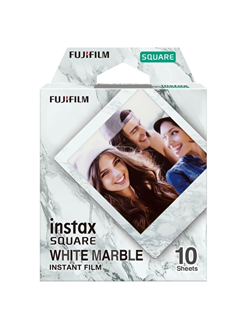 Instax Square WhiteMarble 10'lu Kare Özel Film