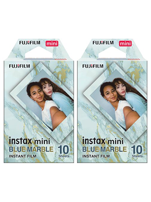 Instax mini Blue Marble 10x2 Film Seti