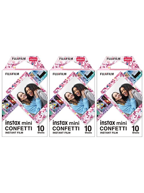Instax mini Confetti 10x3 Film Seti