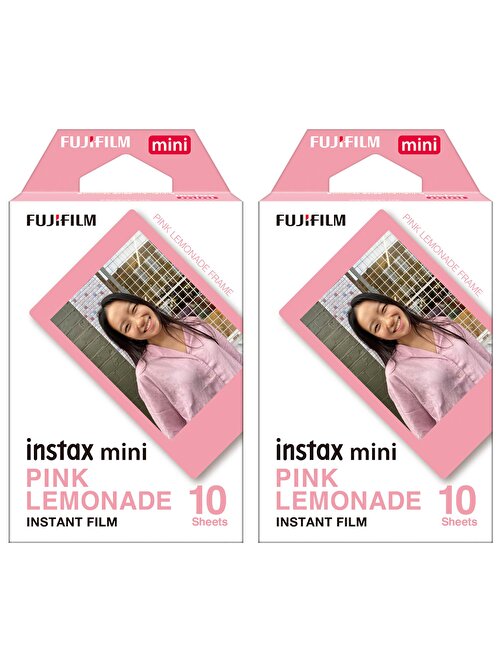 Instax mini Pink Lemonade 10x2 Film Seti