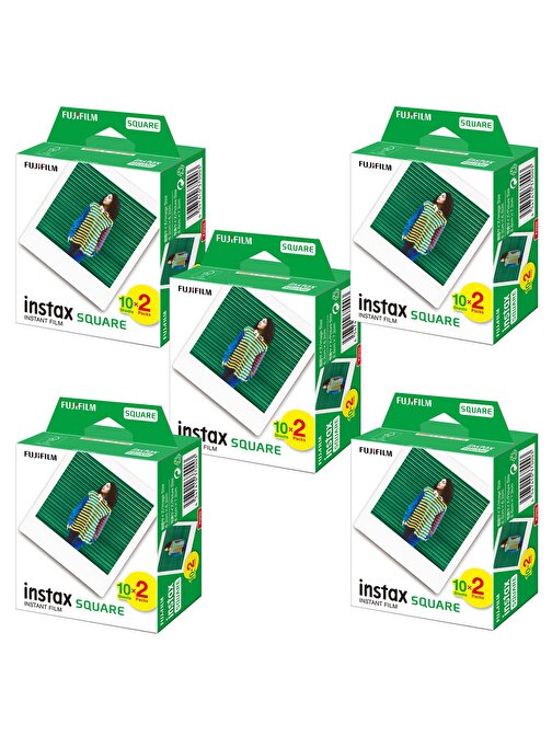 Instax Kare-Square 20'li Film 5'li Set 100 Poz