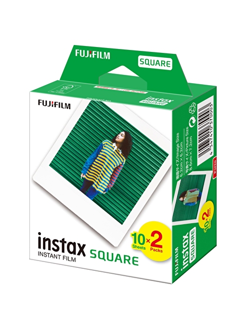 Instax Kare-Square Makineler İle Uyumlu 20'li Film