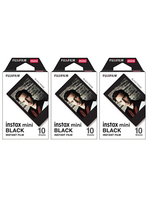 Instax mini Black Edition 10x3 Film Seti