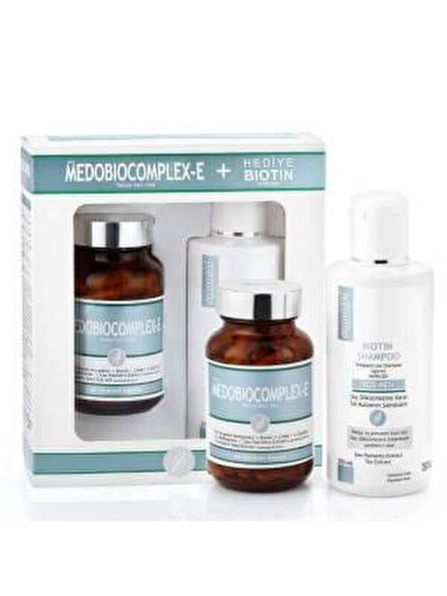 Dermoskin Medobiocomplex-E 60 Kapsül + Biotin Şampuan