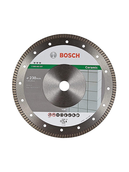 Bosch Best For Seramik Extraclean Turbo 230 Mm - 2608603597