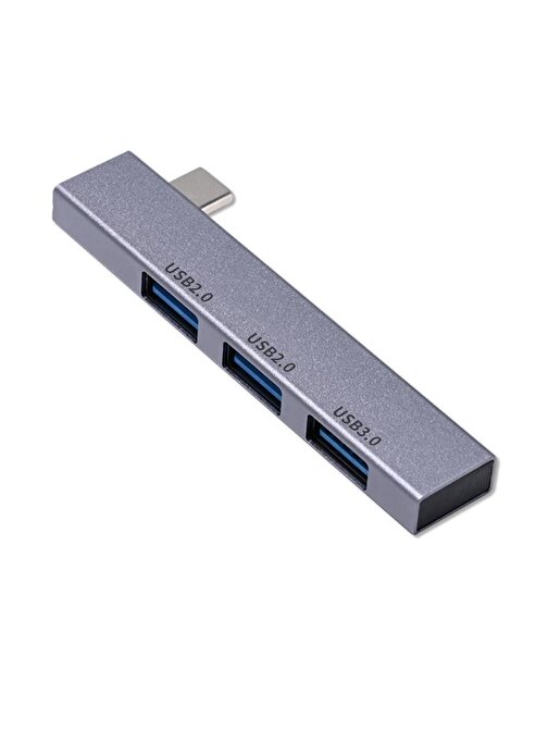 Techmaster 1 Portlu USB 3.0 Dahili Kablolu Type-C Micro USB Çoğaltıcı