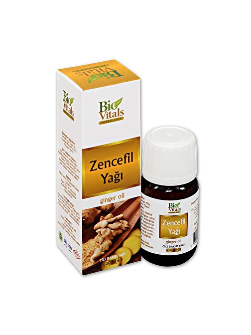 Bio Vitals Zencefil Yağı 20 Ml