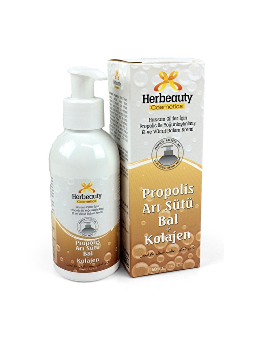 Herbeauty Propolis Arı Sütü Bal +Kolajen 150 Ml