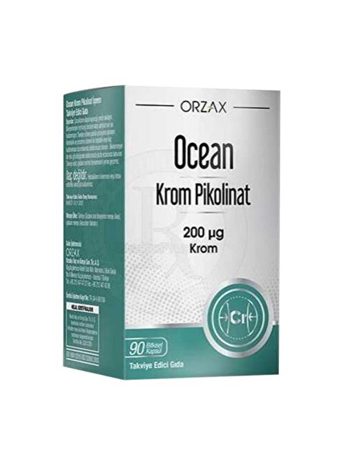 Ocean Krom Pikolinat 20 Mcg 90 Kapsül