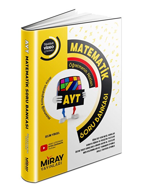 Miray Yayınları Miray Yayınları AYT Matematik Tamamı Video Çözümlü Soru Bankası