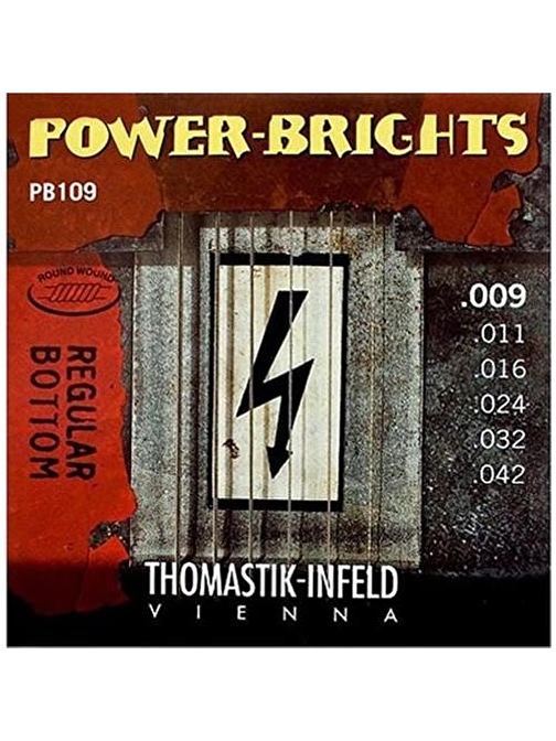 Thomastik Gitar Aksesuar Elektro Power-Brights Tel Infeld PB109