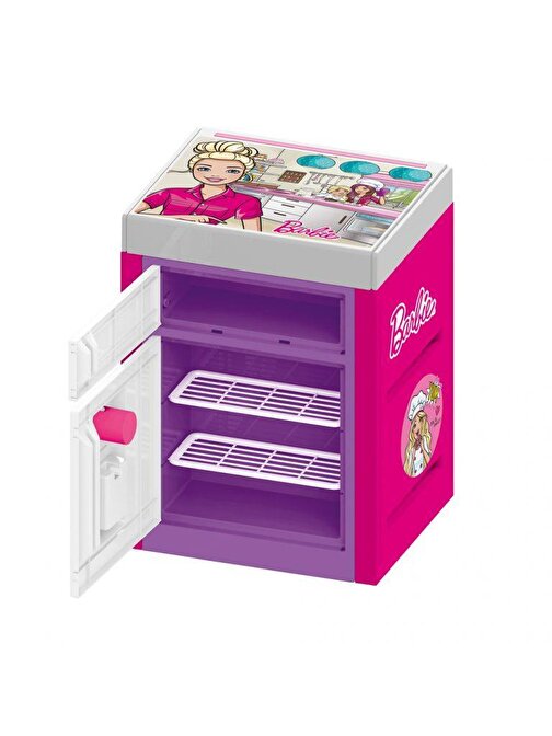Dolu 1613 Barbie Plastik Buzdolabı Çok Renkli