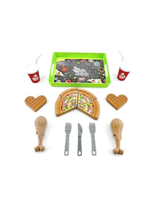 Birlik Oyuncak Birlik Vakumlu Tepside Pizza Seti Urt-11-3727