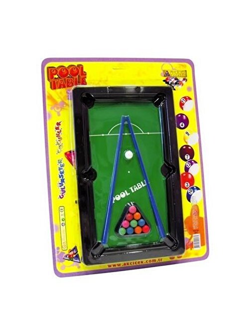 Matrax Kartela Bilardo Oyunu Oyuncak Akc-017