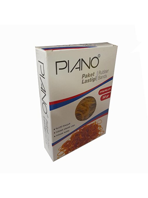 Piano Ambalaj Paket Para Lastiği 50 gr 1 Paket Brons Ambalaj Lastigi %100 Kauçuk 1 Paket