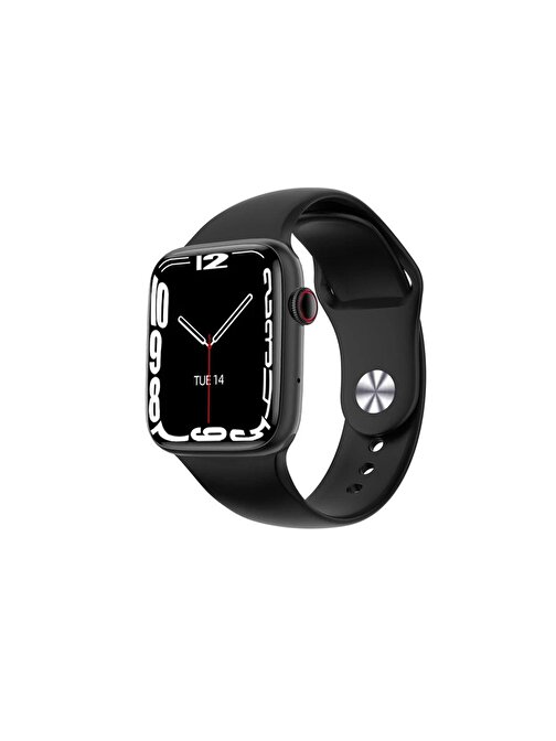 Winex Watch S7 2023 Android - iOS Uyumlu Fullscreen Akıllı Saat Siyah