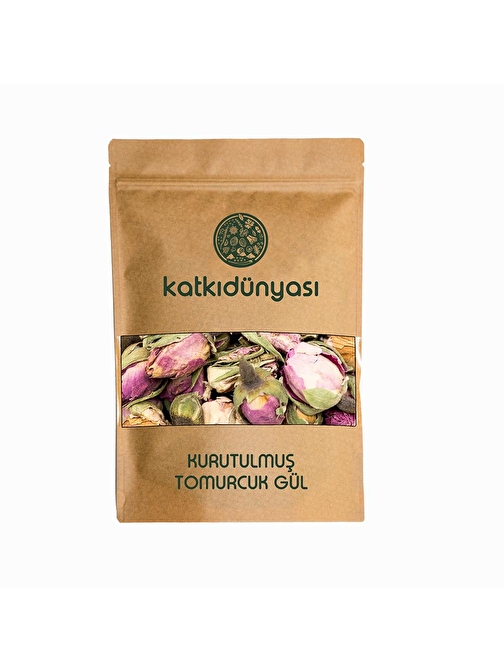 Katkı Dünyası Kurutulmuş Tomurcuk Gül 100 Gr