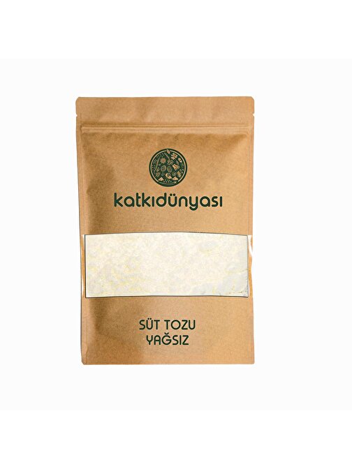 Katkı Dünyası Süt Tozu Yağsız 500 Gr