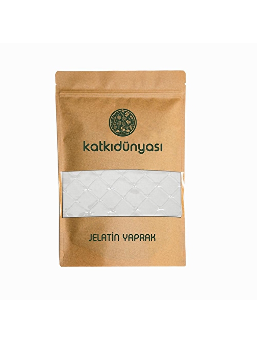 Katkı Dünyası Jelatin Yaprak 250 Gr