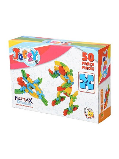 Matrax Oyuncak 50 Parça JOESY - Karton Kutuda Plastik Oyuncak