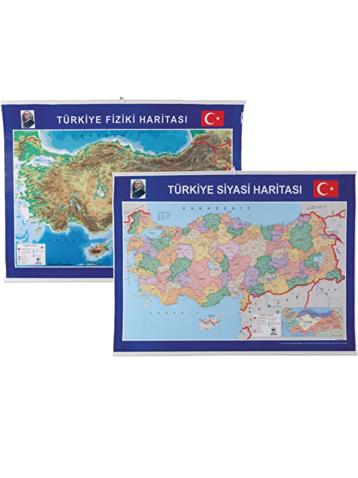 Gülpaş Harita Türkiye Siyasi-Fiziki Çıtalı 70X100 999