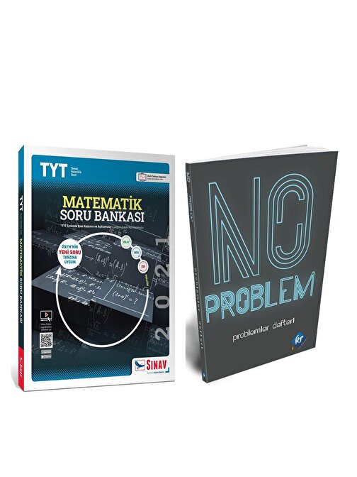KR Akademi Yayınları Sınav Yayınları TYT Matematik ve Kr Akademi No Problem 2 Kitap Set