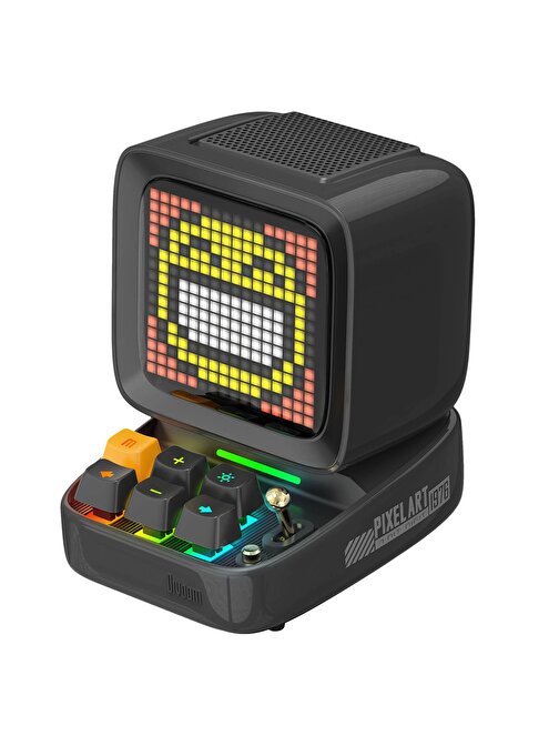 Divoom Ditoo Pro Siyah Uyarlanabilir Piksel Ekranlı Bluetooth Hoparlör-LED Dekor