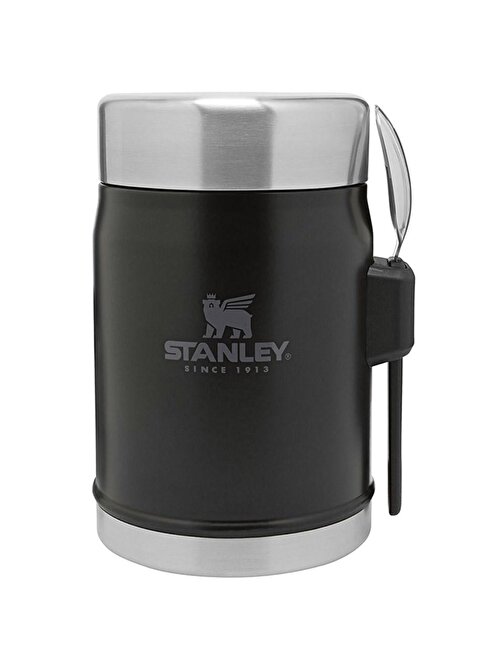 Stanley Klasik Paslanmaz Çelik Yemek Termosu Kaşıklı 0 40 Lt - Siyah