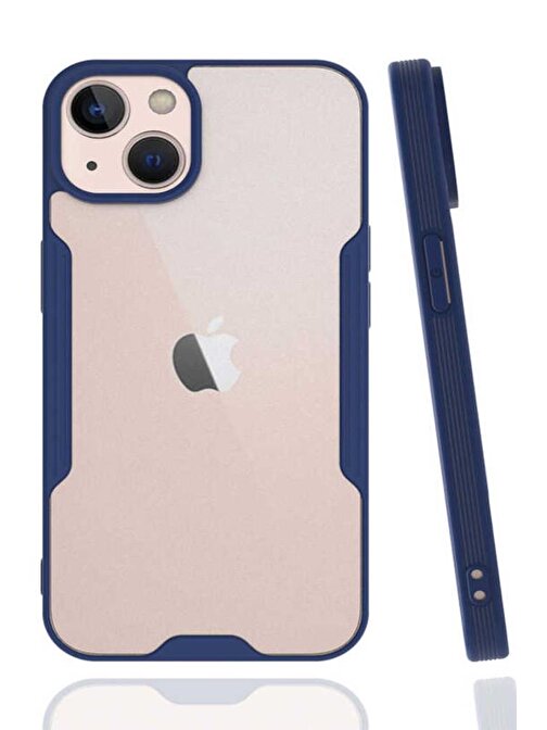 Musal Apple iPhone 14 Plus Kılıf Kamera Korumalı Arkası Şeffaf Silikon