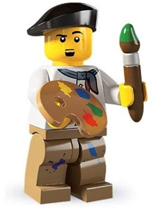 Lego Minifigür - Seri 4 Artist 8804