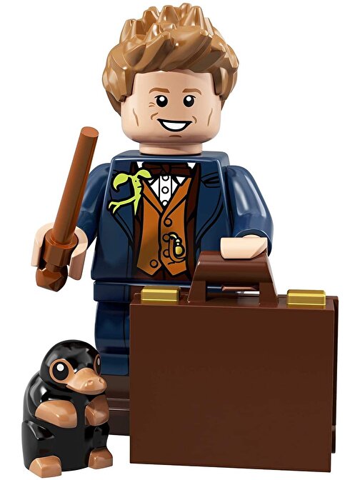 Lego Minifigür Harry Potter Seri 1 - 71022 - Newt Scamander 5 Parça Plastik Figür