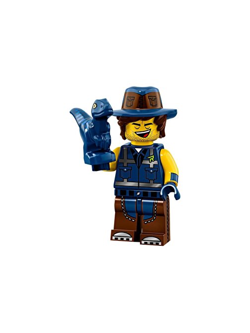 Lego Minifigür Lego Movie 2 - 71023 - Vest Friend Rex 5 Parça Plastik Figür