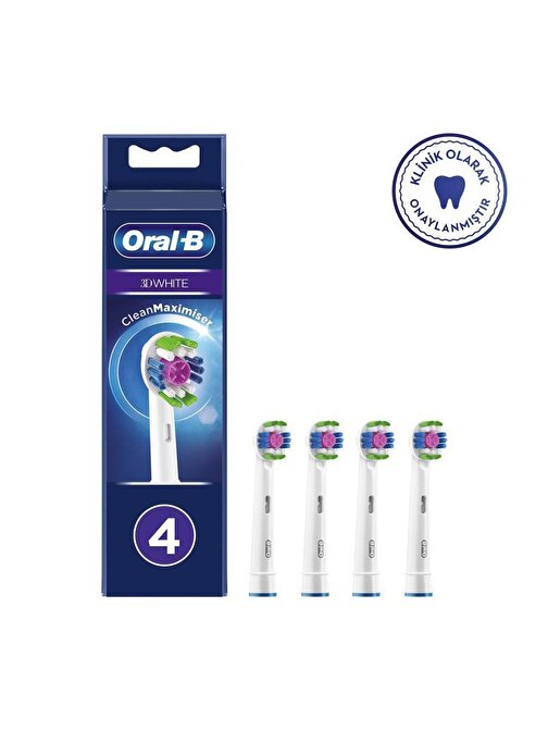 Oral-B  3d white yedek başlık Yetişkin   Elektrikli Diş Fırçası