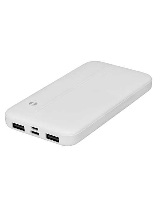 S-Link Ip-G10N 10000Mah Micro+Type C Girişli Powerbank Beyaz Taşınabilir Pil Şarj Cihazı