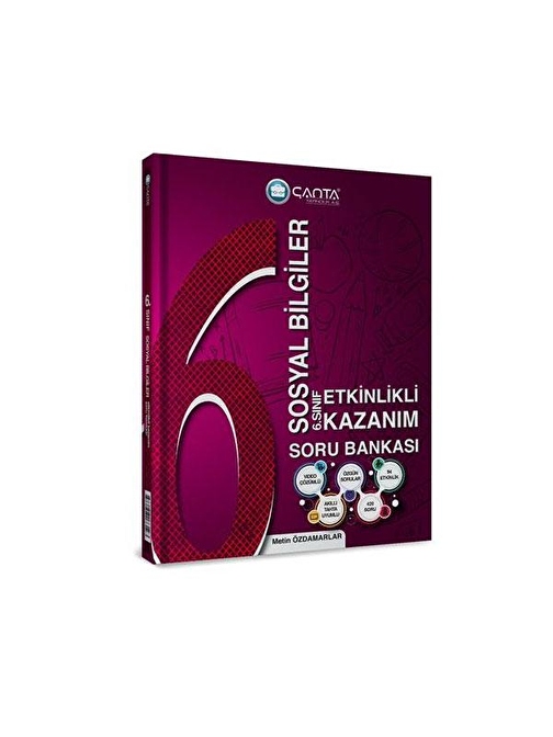 Çanta Yayınları 6. Sınıf Yeni Sosyal Bilgiler Soru Bankası