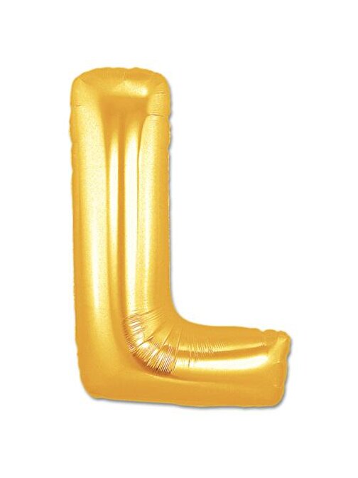 BSSM L Harf Folyo Balon Altın Renk  40 inç