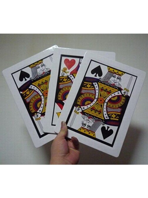 BSSM Üç Kart Monte Sihirbazlık Oyunu  Basit Etkileyici sihirbazlık oyunu 0040- 3 Kart Fiyatı