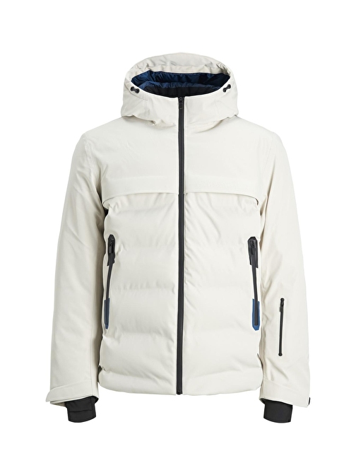 Jack & Jones Bej Erkek Mont 12225287_JCOTARWIN PUFFER