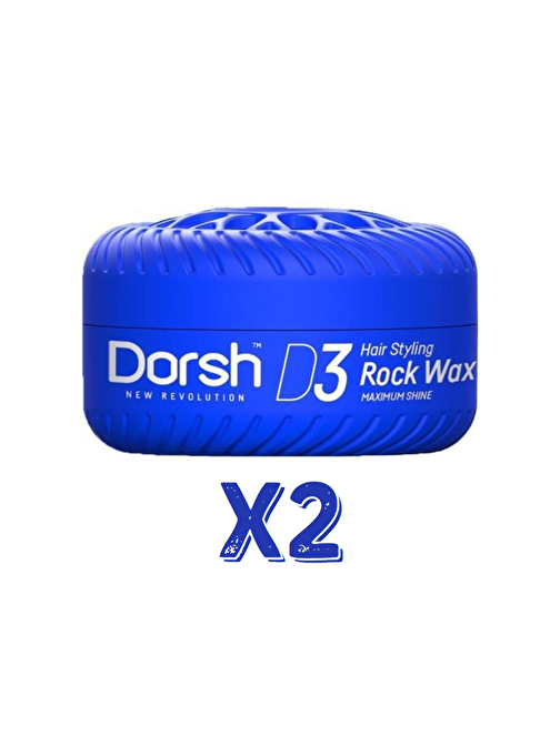 Dorsh Saç Şekillendirici Wax Rock Wax D3 150 ml x 2