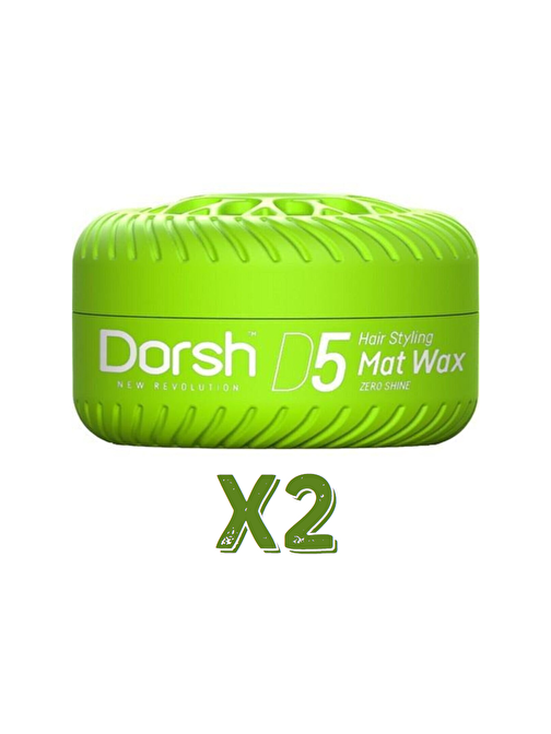 Dorsh Saç Şekillendirici Wax Mat Wax D5 150 ml x 2