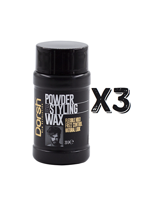 Dorsh Saç Şekillendirici Pudra Wax 20 gr Styling x 3