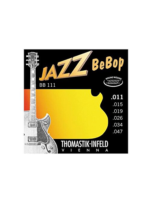 Thomastik Infeld Bb111 Bebop Elektro Jazz Gitar Teli Gri