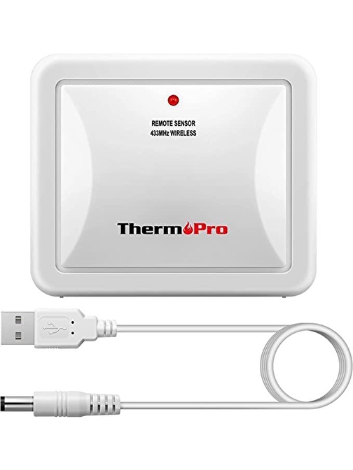 ThermoPro Tx-4 Bağlantılı Su Geçirmez Verici Ek Dış Mekan Ilave Sensörü